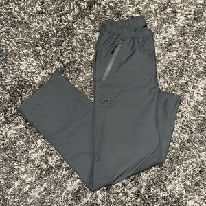 New Under Armour UA StormProof Lined Rain Pants in CastleRock / Black